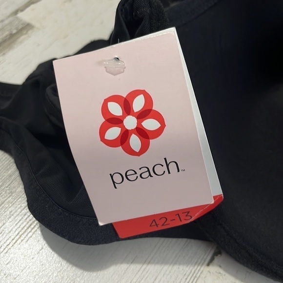 Peach Company Black Lovely Full Coverage Bra 42-13. 42D - Picture 6 of 8